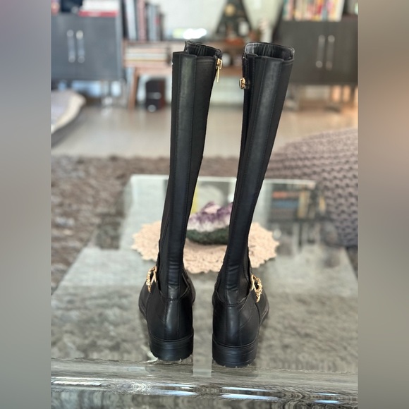 Coach Black Riding Boots 7.5W - Picture 5 of 6